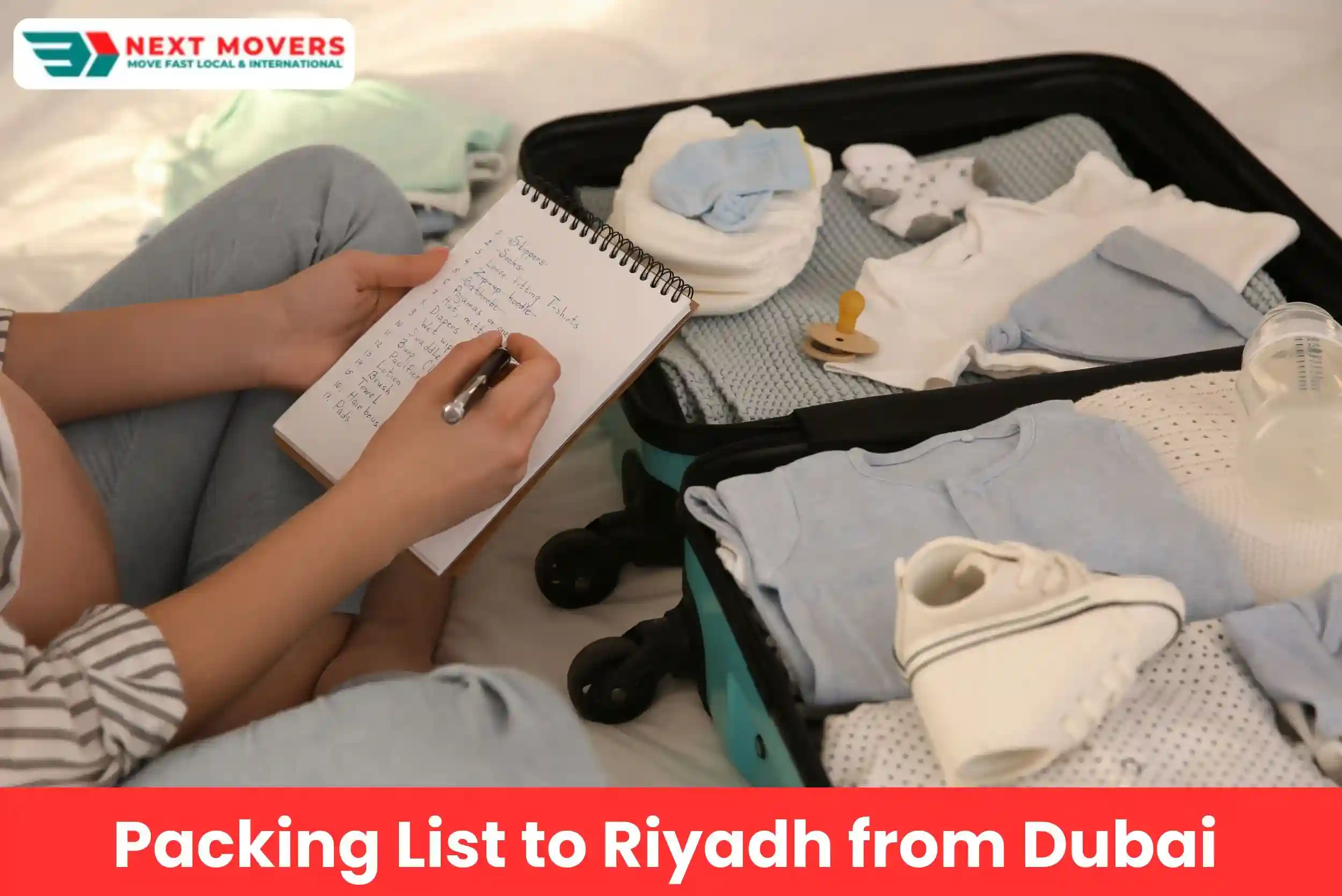 Packing List to Riyadh from Dubai