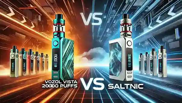 Vozol Vista 20000 Puffs vs SaltNic